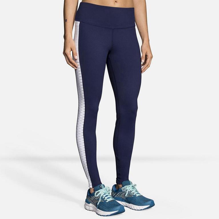 Brooks GREENLIGHT Running Leggings Womens Sale - Blue (EQJ089632)